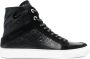 Zadig&Voltaire High Flash leren sneakers Zwart - Thumbnail 1