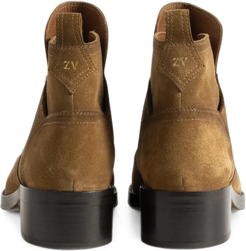 Zadig&Voltaire Igata enkellaarzen Bruin - Foto 3