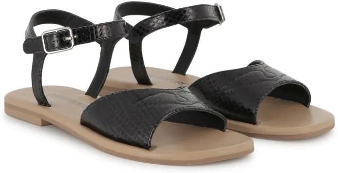 Zadig & Voltaire Kids Leren sandalen Zwart