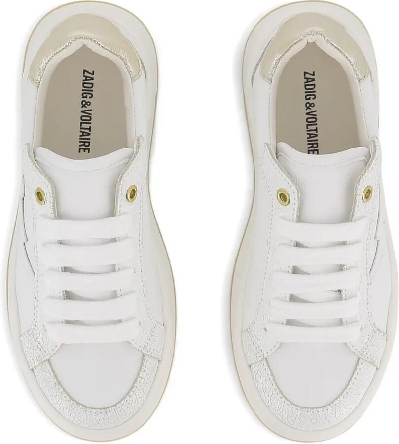 Zadig & Voltaire Kids Leren sneakers Wit - Foto 2