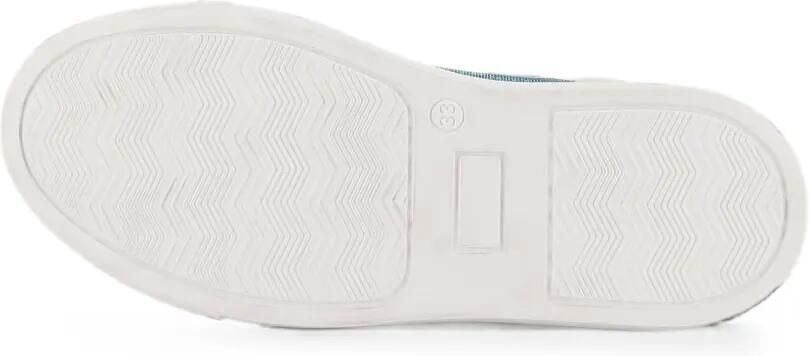 Zadig & Voltaire Kids Sneakers met glitters en logo-print Wit - Foto 5