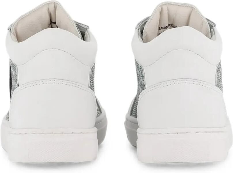 Zadig & Voltaire Kids Sneakers met glitters en logo-print Wit - Foto 3