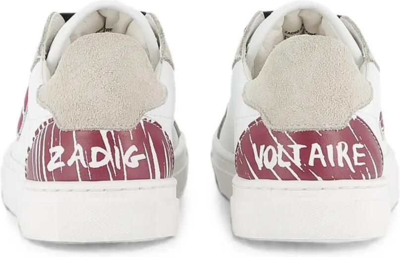 Zadig & Voltaire Kids Sneakers met logoprint Wit - Foto 3