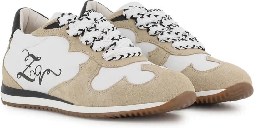Zadig & Voltaire Kids Sneakers met vlakken Wit