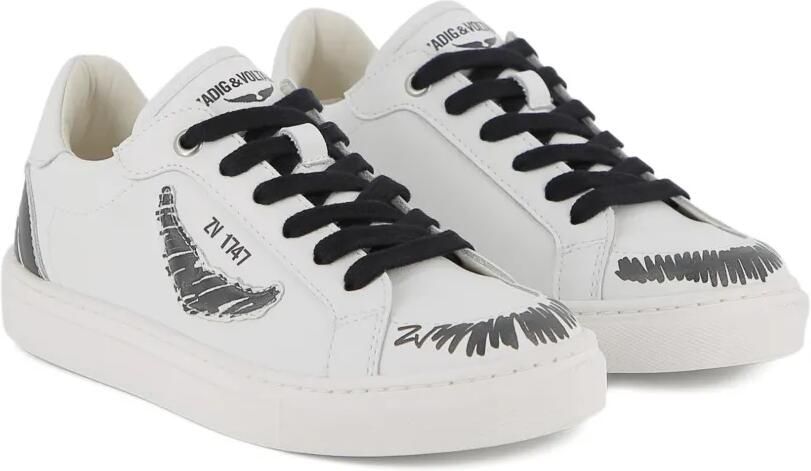 Zadig & Voltaire Kids Sneakers Wit