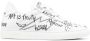 Zadig&Voltaire La Flash sneakers met graffiti-print Wit - Thumbnail 1