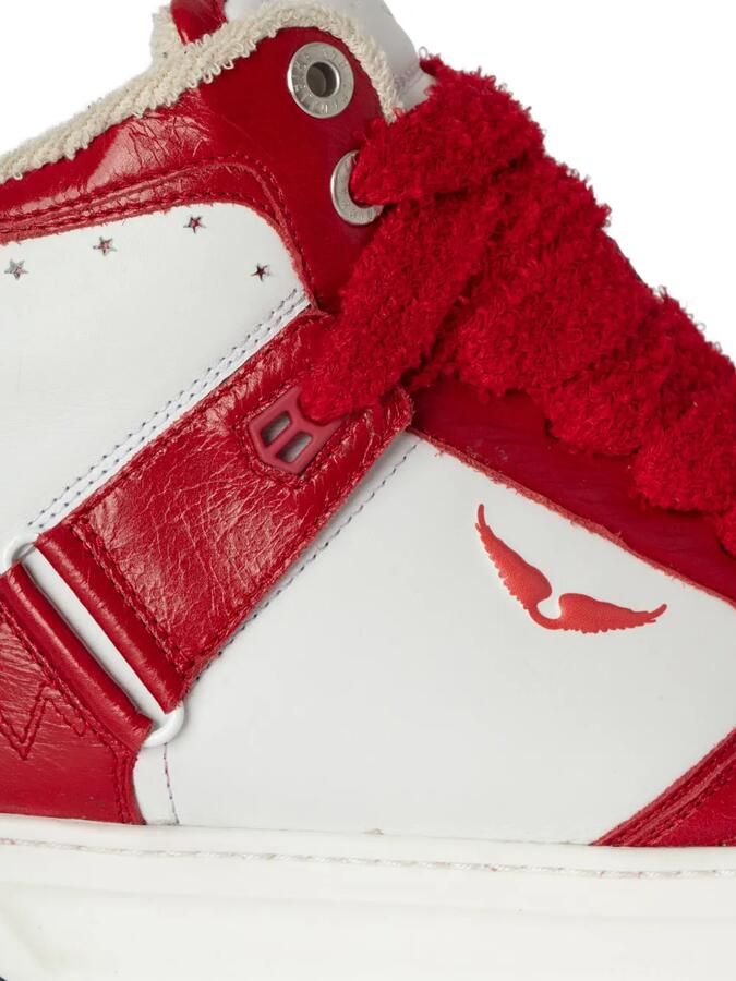 Zadig&Voltaire Leren sneakers Wit