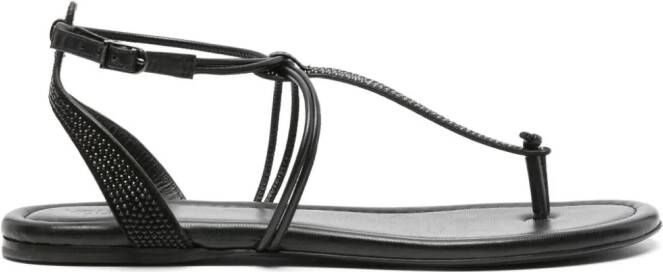 Zadig&Voltaire Moonstar sandalen verfraaid met stras Zwart