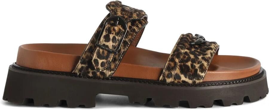 Zadig&Voltaire Ride leren muiltjes Beige