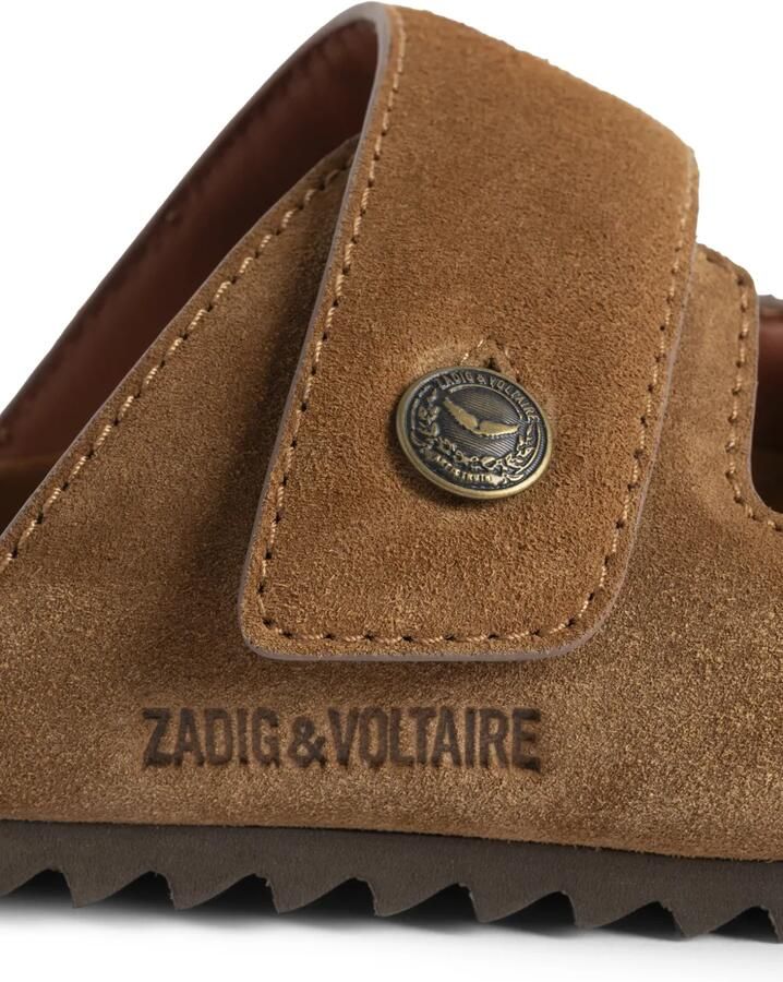 Zadig&Voltaire Santa Fe sandalen met logodetail Bruin - Foto 2