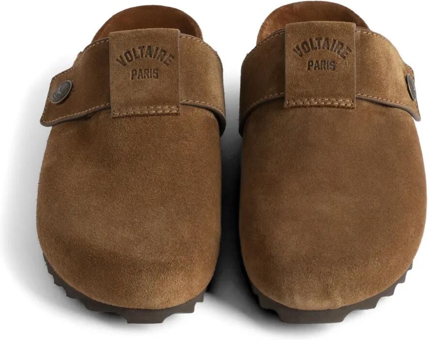Zadig&Voltaire Santa Fe suède muiltjes Bruin - Foto 3