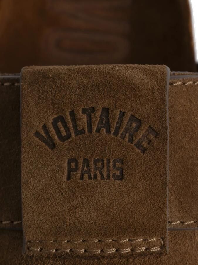 Zadig&Voltaire Santa Fe suède muiltjes Bruin - Foto 4
