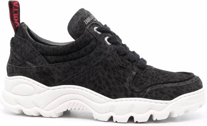 Zadig&Voltaire Sneakers met luipaardprint Blauw