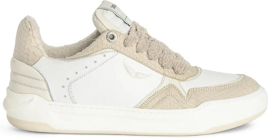 Zadig&Voltaire Wings low-top sneakers Beige