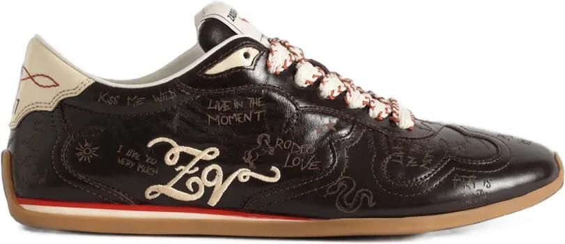 Zadig&Voltaire ZV Dance lasergesneden sneakers Bruin