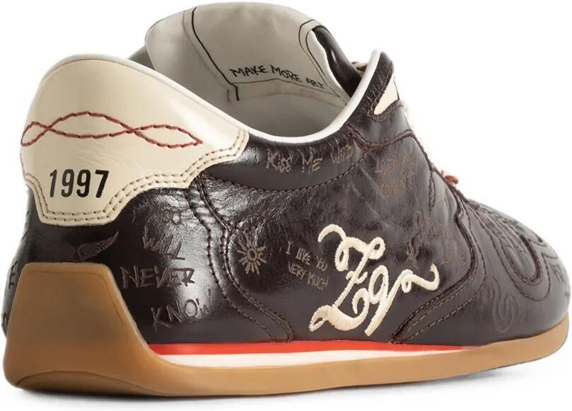 Zadig&Voltaire ZV Dance lasergesneden sneakers Bruin - Foto 4