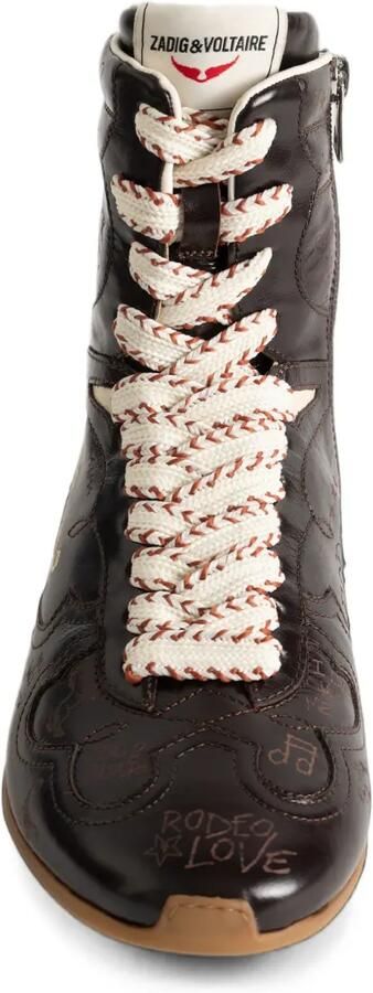 Zadig&Voltaire ZV Dance sneakers met uitgesneden details Bruin - Foto 5
