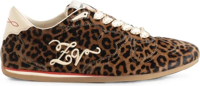 Zadig&Voltaire ZV leo pony Dance sneakers Bruin