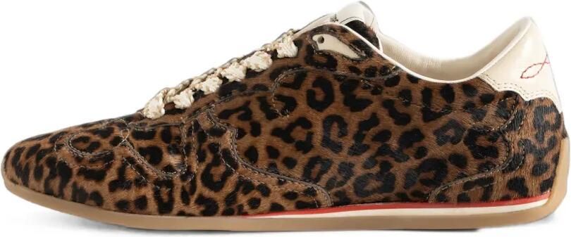 Zadig&Voltaire ZV leo pony Dance sneakers Bruin - Foto 5