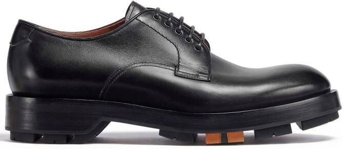 Zegna Derby schoenen met chunky zool Zwart