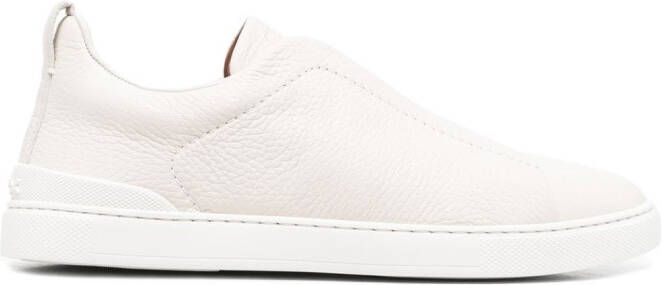 Zegna Triple Stitch sneakers Beige