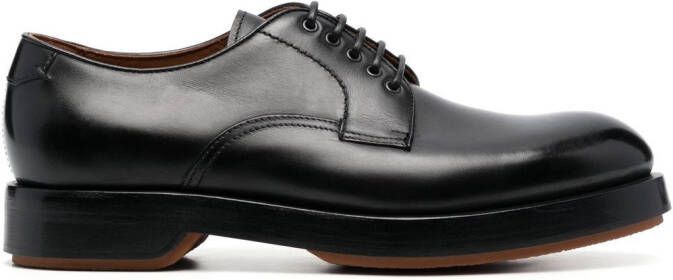 Zegna Leren loafers Zwart