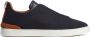 Zegna Triple Stitch slip-on sneakers Blauw - Thumbnail 1