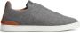 Zegna Triple Stitch slip-on sneakers Grijs - Thumbnail 1