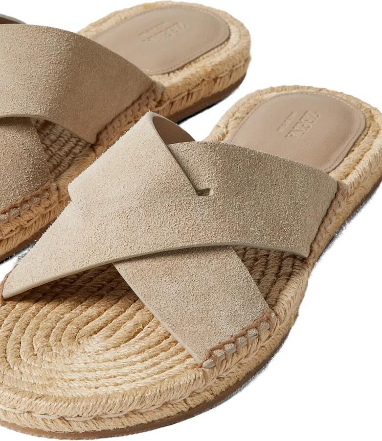 Zegna Sandalen met gekruiste bandjes Beige - Foto 3