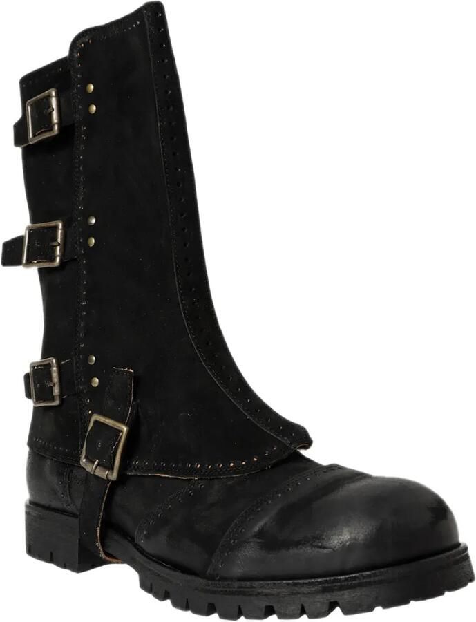 Ziggy Chen buckled spats boots Zwart - Foto 2
