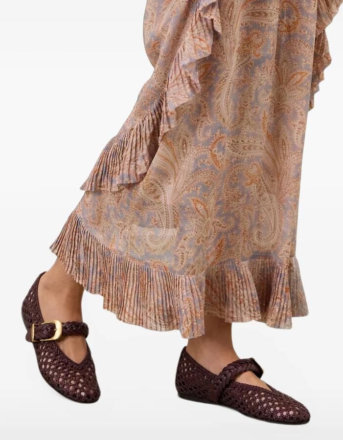 ZIMMERMANN Alchemy ballerinas Bruin - Foto 2