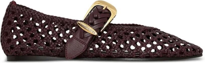 ZIMMERMANN Alchemy ballerinas Bruin - Foto 4