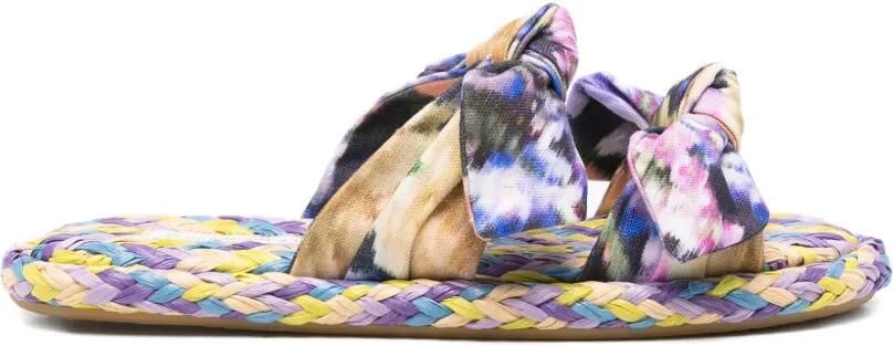 ZIMMERMANN Carrousel slippers Paars