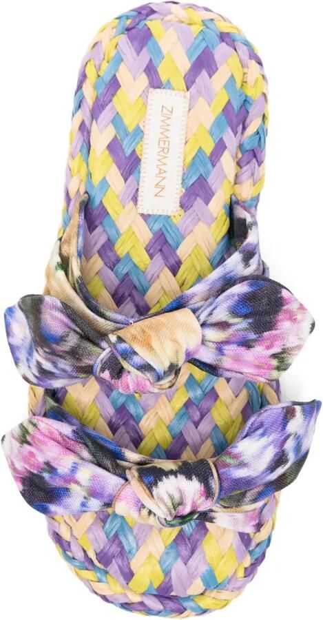 ZIMMERMANN Carrousel slippers Paars - Foto 2