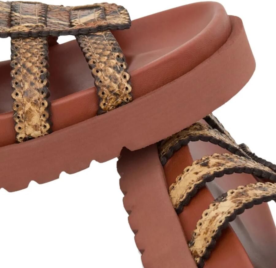ZIMMERMANN Goldie Gladiator sandalen met gesp Bruin - Foto 2