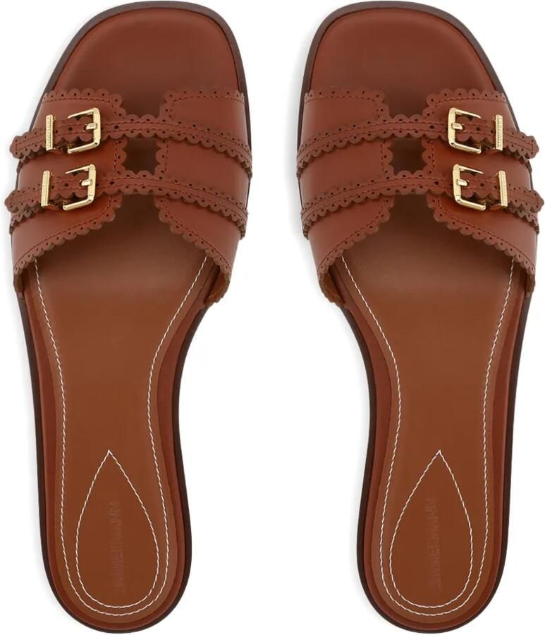 ZIMMERMANN Goldie slippers Bruin
