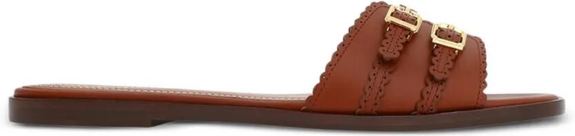 ZIMMERMANN Goldie slippers Bruin - Foto 5