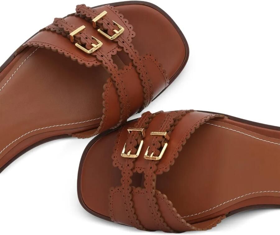 ZIMMERMANN Goldie slippers Bruin - Foto 2