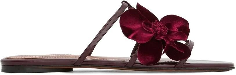 ZIMMERMANN Orchid slippers Rood
