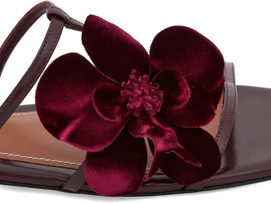 ZIMMERMANN Orchid slippers Rood - Foto 3
