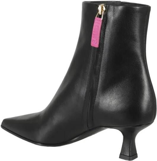 3Juin Boots Black Leather Boots in zwart