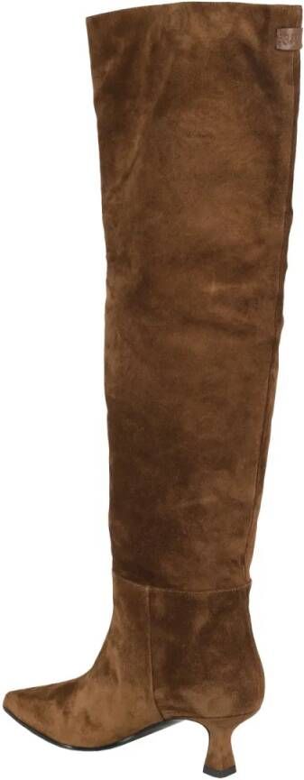 3Juin Boots Brown Bea Suede Boot in bruin
