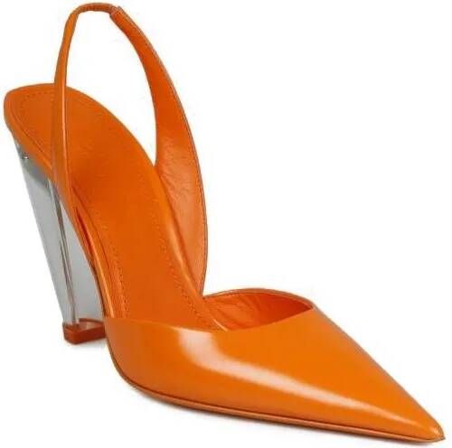 3Juin Hoge hakken Kristen Slingback Pump in oranje
