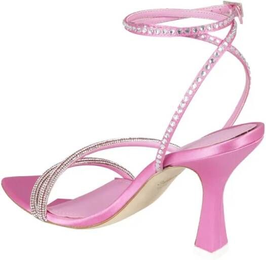 3Juin Sandalen Giglio Syria Satin Candy Sandal Model in roze