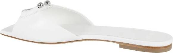 3Juin Sandalen Milla White Calf Leather Sandals in wit