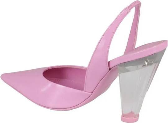3Juin Sandalen Pink Leather Sandal in roze