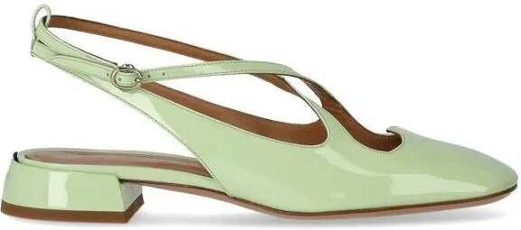 A. Bocca Hoge hakken Light Green Slingback Pump in groen