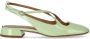 A. Bocca Hoge hakken Light Green Slingback Pump in groen - Thumbnail 2