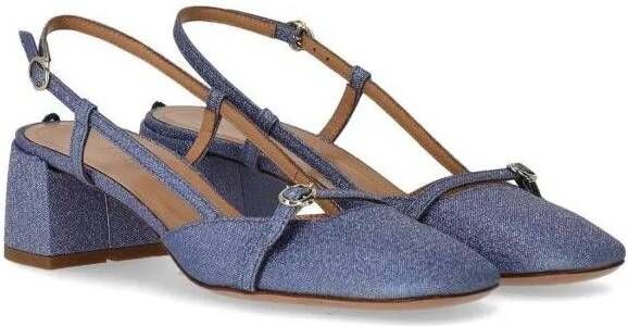 A. Bocca Hoge hakken Smoky Blue Slingback Pump in blauw - Foto 2