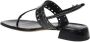 A. Bocca Sandalen Black Leather Sandals in zwart - Thumbnail 1